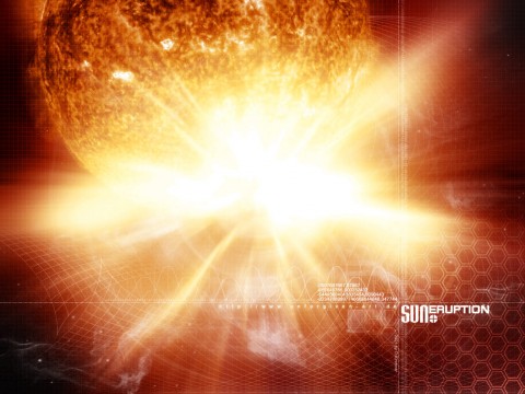 sun erupting